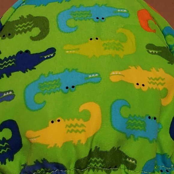 I Play Sun Protection Hat 0-6 Months Green, New - Picture 5 of 12